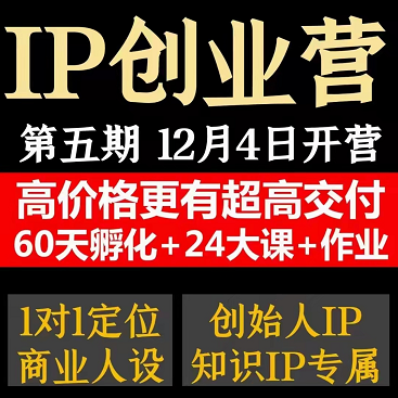 壮哥IP创业营,价值4999元