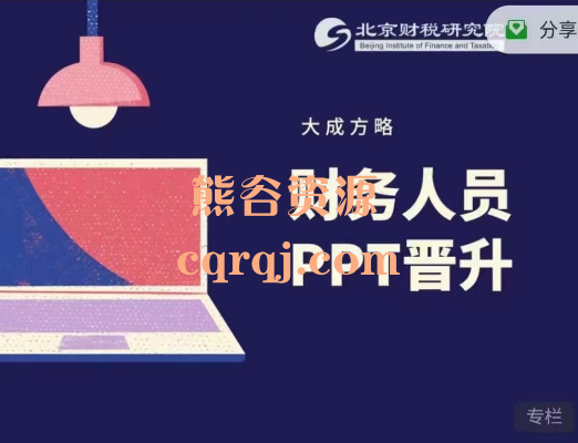 大成方略财务人员PPT晋升课程