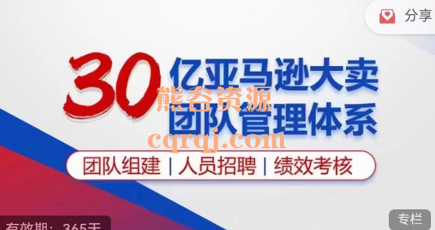 杨老师30亿亚马逊大卖团队管理体系