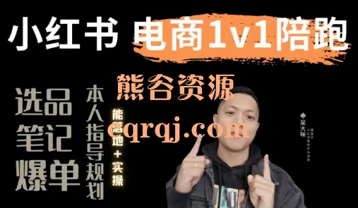 吴大咪小红书1v1电商陪跑服务资料+课程完整版